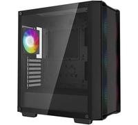 DeepCool Cc560 ARGB V2 Bk CC560 ARGB V2 - Boîtier moyen tour - Noir - RGB - Verre Trempé