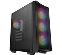 DeepCool Boîtier Moyen Tour ATX CC560 Mesh V2 RGB, panneau vitré - Noir