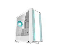 DeepCool CC560 WH V2 - Boîtier PC Midi Tower Blanc, ATX/Micro-ATX/Mini-ITX, 4 ventilateurs 120mm inclus (3 avant, 1 arrière), USB 3.2 Gen 1, compatible radiateurs 360/280/240/140/120mm, Verre Trempé
