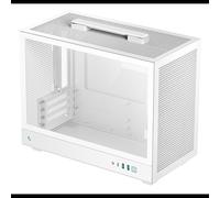DeepCool CH160 PLUS WH Boîtier PC SFF Blanc, Micro ATX/Mini-ITX, Baies 3.5"/2.5", USB 3.2 Gen1/Gen2 Type-A/C, Vent. 120/140mm, Refroidissement liquide 120/240mm