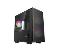 DeepCool CH360 DIGITAL Micro Tower Noir, micro ATX/Mini-ITX, 2x140mm avant, 1x120mm arrière, radiateurs 360/280/240/140/120mm, USB 3.2 Gen 1 Type-A/Type-C
