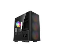 DeepCool CH560 DIGITAL - Boîtier PC Midi Tower Noir, Acier/Verre Trempé, ATX/EATX/microATX/Mini-ITX, 3x140mm Avant, 1x120mm Arrière