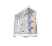 DeepCool CH780 WH - Boîtier PC Tower ATX/microATX/Mini-ITX/EATX Blanc - Baies 2x3.5"/3x2.5", USB 3.2 Gen 1/Gen 2, Vent. 120/140/180/200mm, Filtre à Poussière