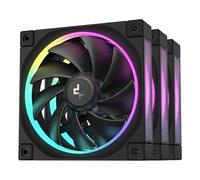 DeepCool FL12-3 in 1 Boitier PC Ventilateur 12 cm Noir 3 pièce(s)