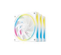 DeepCool FL12 SE WH Kit 3 Ventilateurs 120mm PWM 4-Pin, 400-1900 RPM, 50.74 CFM, 28.67 dBA, Roulement Hydraulique, LED RGB 3-Pin, Blanc