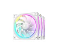 DeepCool FL12 WH-3 in 1 - Ventilateur 120mm FDB - 500-2150 RPM - 55 CFM - 32 dB(A) - RGB - Connecteur 4-Pin - Ensemble de 3
