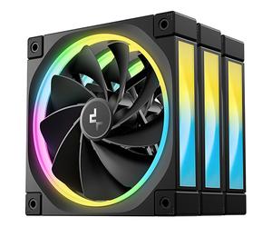 DeepCool FL12R-3 IN 1 Boitier PC Ventilateur 12 cm Noir 3 pièce(s)