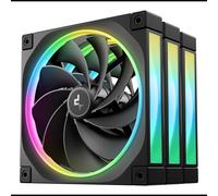 DeepCool FL14R Pack de 3 Ventilateurs 140mm pour Boîtier PC, 500-1700 RPM, 64.56 CFM, 32.96 dB(A), Palier FDB, LED RGB 42, 12V, Connecteur 4-Pin