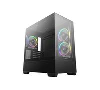 Deepcool gaming CG380 3 moyen tour noir ARGB avec panneau latéral en verre transparent