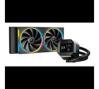 DeepCool LM240 Kit Watercooling CPU, Radiateur 282mm, 2x120mm PWM, 400-2400RPM, 66.23CFM, 36.07dBA, Socket LGA 115x/1200/1700/AM4/AM5