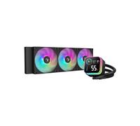 DeepCool LQ360 Kit Watercooling CPU Noir, Radiateur 360mm, 3x120mm PWM 600-2400RPM, Air Flow 72.04CFM, Socket Intel LGA1700/1200/115x, AMD AM5/AM4