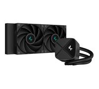 DeepCool Refroidissement liquide AIO pour processeur LS520S Zero Dark 2x120 mm Noir