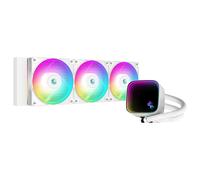 DeepCool LS720 SE WH - Refroidisseur liquide AIO pour CPU, Radiateur 360mm, 3x 120mm PWM 500-2250RPM, compatible Intel/AMD, Blanc