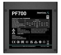 Deepcool PF 700 - Alimentation électrique (interne) - ATX12V 2.4 - 80 PLUS - CA 100-240 V - 700 Watt - PFC active - Europe - noir G