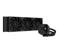 DEEPCOOL Refroidisseur d'eau LS720S Zero Dark / 3x120 mm ventilateur / Intel et AMD / complet noir