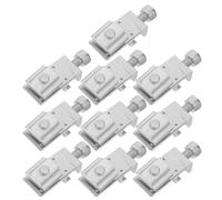 DEEPCRAFF 10 Pièces Bloc Parafoudre et pour Support Photovoltaïque Accessoire Résistant Adapté aux Installations Solaires Extérieures
