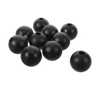 DEEPCRAFF 10 Pièces Butées de Câble en Nylon Noir pour Machine de Gym, Connecteur Sécurisé pour Câble Acier, Accessoires pour Système de Poulie Fitness à Domicile
