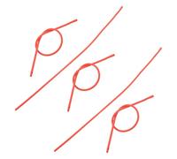 DEEPCRAFF 10 Pièces Tube de Remplacement Flexible Caoutchouc Rouge pour Alimentation et Abreuvement des Agneaux Accessoire Essentiel pour Élevage de Petits Animaux