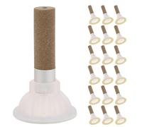DEEPCRAFF 100 Pièces Bâtonnets de Moxa Traditionnels avec Base Conique pour Moxibustion, Pilier de Moxa Facile à Ranger, pour Salon de Beauté Professionnel et Relaxation
