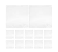 DEEPCRAFF 12 Pièces Pochettes pour Extérieures de en Vinyle Plastique Disques Transparent Ajustement Rangement Sécurisé Protection Optimale D'albums Vinyles