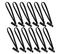 DEEPCRAFF 12pcs Dragonnes en Nylon pour Canne de Marche, Accessoires Sécurisés Compatibles 15-25mm, pour Randonnées Prolongées et Usage Quotidien