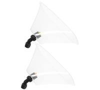 DEEPCRAFF 2 Pièces Buse de Pulvérisation avec Écran Pare-Brise en Plastique Compatible Système Haute Pression pour Pulvérisateur Électrique Usage Extérieur Facile à Installer