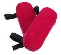 DEEPCRAFF 2 Pièces Coussin D’accoudoir de Chaise Gaming | Peluche Douce, Soutien Ergonomique, Housse Respirante Lavable, Usage Bureau Maison, pour Clavier et Avion