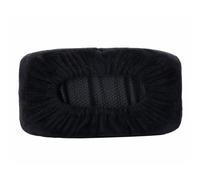 DEEPCRAFF 2 Pièces Coussin D'accoudoir de Chaise en Mousse Mémoire, Noir | Housse Polyester, Installation Facile, Base Antidérapante, Épaisseur Renforcée, pour Bras et Chaise