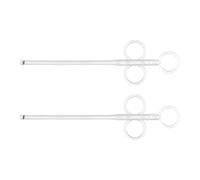 DEEPCRAFF 2 Pièces Mangeoire pour Jeunes Oiseaux Nourrisseur pour Bébés Oiseaux en Plastique Portable Hygiénique pour Perroquets Dressage Extérieur et Réhabilitation