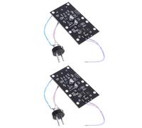 DEEPCRAFF 2 Pièces Module de Réparation pour Microphone Professionnel Circuit à Faible Bruit, Compatible Équipements Audio, en Plastique et Métal, pour Studio D'enregistrement à Domicile