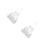 DEEPCRAFF 2 Pièces Paquet à Main de Mariée en Satin Blanc Charmant Décoration de Fleur pour Demoiselles D'honneur et Fille Fleur Lors du Jour de Mariage