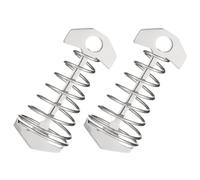 DEEPCRAFF 2 Pièces Piquets de Tente INOX Arête Poisson Lot Fixation Solide Cordeau Extérieur Camping Randonnée