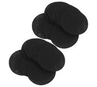 DEEPCRAFF 20 Pièces Protège-Fond de Pot Rond en Tissu Non Tissé Noir Réutilisable, Coussinet pour Pots de Jardinage Résidentiel, Prévient la Perte de Terre