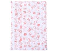 DEEPCRAFF 28 Feuilles Papier de Soie de Cœur, Papier Présent Fait Maison, Rouge, 28 Feuilles, pour Emballage de Fleurs et Doublure de Gâteau, pour Showers et Scrapbooks