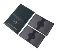 DEEPCRAFF 3 Pièces Étui de Protection pour Cartes, Double Emplacement | Imperméable, Design Simple et Pratique, pour Médecins et Coursiers