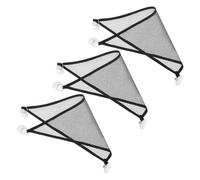 DEEPCRAFF 3 Pièces Hamac Suspendu pour Reptiles, Filet Respirant, | Terrarium ou Bac, Structure Multicouche, Fixation Sûre, Adapté aux Lézards et Caméléons