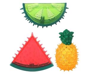 DEEPCRAFF 3 Pièces Mâcher pour Chien en TPR Non Abrasif, Améliore L'intelligence, pour Chiots et Animaux de Compagnie, Interactif de Dentition Solide Plusieurs Styles