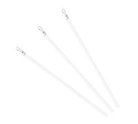 DEEPCRAFF 3 Pièces Ouvre-Rideau Acrylique 17 Pouces avec Crochet | Remplacement de Baguette, Ajustement Fluide, Usage Bureaux et Commerces, Style Simple et Élégant