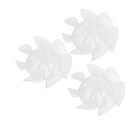 DEEPCRAFF 3pcs Pales de Ventilateur pour Sèche-cheveux Portable en Plastique, Conception Centrifuge pour Réparation DIY Protection Chaleur Uniforme Bruit
