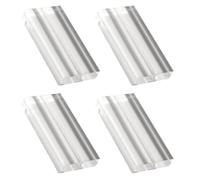 DEEPCRAFF 4pièces Support Cartes Transparent Rigide Porte Carte de Visite Acrylique pour Mariage Présentoir Photo Clip Stand Élégant pour Fête et Banquet Décoration Table Multifonctionnelle