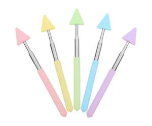 DEEPCRAFF 5 Pièces Bâtonnet Indicateur de Lecture, Indicateur de Présentation Télescopique, Acier Inoxydable et Abs, Portable, Simple, pour Enseignement et Présentations, Enseignants