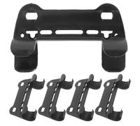 DEEPCRAFF 5 Pièces Support de Fixation de Pompe Vélo Noir en Nylon | Clip de Fixation, Maintien Sécurisé, Position Porte-bidon, pour Cyclistes et Mécaniques de Vélo