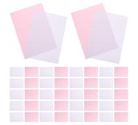 DEEPCRAFF 50 Pièces Bloc-notes A4 2 Parties Blanc Rouge pour Commandes | Papier, Double Feuillet, Écriture au Stylo, Relevés Rapides, Usage Professionnel et Factures