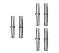 DEEPCRAFF 6 Pièces Barre de Liaison Échafaudage Galvanisée Résistante la Rouille pour Usage Intérieur et Extérieur, Accessoire Solide de Quincaillerie pour Tubes D'échafaudage Argentés