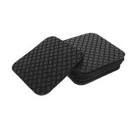 DEEPCRAFF 6 Pièces Tapis de Course Antidérapant Noir en Silicone, du | Protection du Sol, Anti-vibration Polyvalent, pour Tapis Roulants et Vélos D'exercice, Usage Intérieur