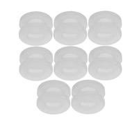 DEEPCRAFF 8 Pièces Œillet Caoutchouc pour Pare-Brise de Moto, Support Noir | Caoutchouc, Étanchéité Renforcée, Installation Facile, pour Carénages et Pare-brise, Usage Extérieur