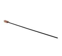 DEEPCRAFF Bâton de Mahl pour Artistes, Support Main Pliable en Aluminium | Tête Sphérique, Structure Deux Sections, Revêtement Cuir Artificiel, pour Toile et Tablette Graphique