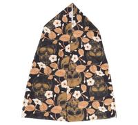 DEEPCRAFF Bavoir pour Adultes en Polyester Léger, Lavable et Réutilisable, Protecteur de Vêtements Noir pour Aidants et Soins à Domicile