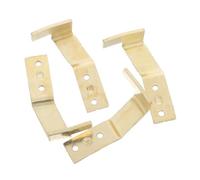 DEEPCRAFF Bloc de Fixation pour Usine Métallique 4 Pièces, Or, Précis | Accessoire pour Machine à Relier Ruban de Vigne, Compatible Outil de Liage de Concombre, Usage Serrage