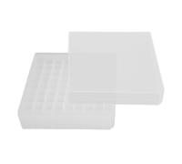 DEEPCRAFF Boîte à Micro-tubes Polyvalente en Pp pour Tubes de 1,5ml, 1,8ml et 2ml 81 Emplacements, Design Professionnel pour Laboratoire et Congélateur